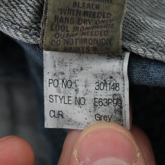 Prps Rambler Jeans Portugal 33' Waist 35.5' Inseam Gray Distressed Stacked Denim - Picture 4 of 10